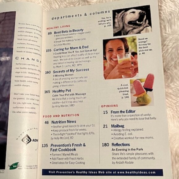 2/$40 Prevention Magazine Foods that Fight Fat Natures Cancer Fighter Aug 1999 - Picture 4 of 8